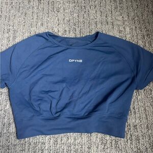 DFYNE Blue Crop Top